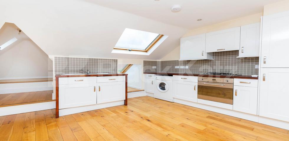 Superb top floor split level one bedroom property minutes from Clapton station Mount Pleasant Lane, Clapton